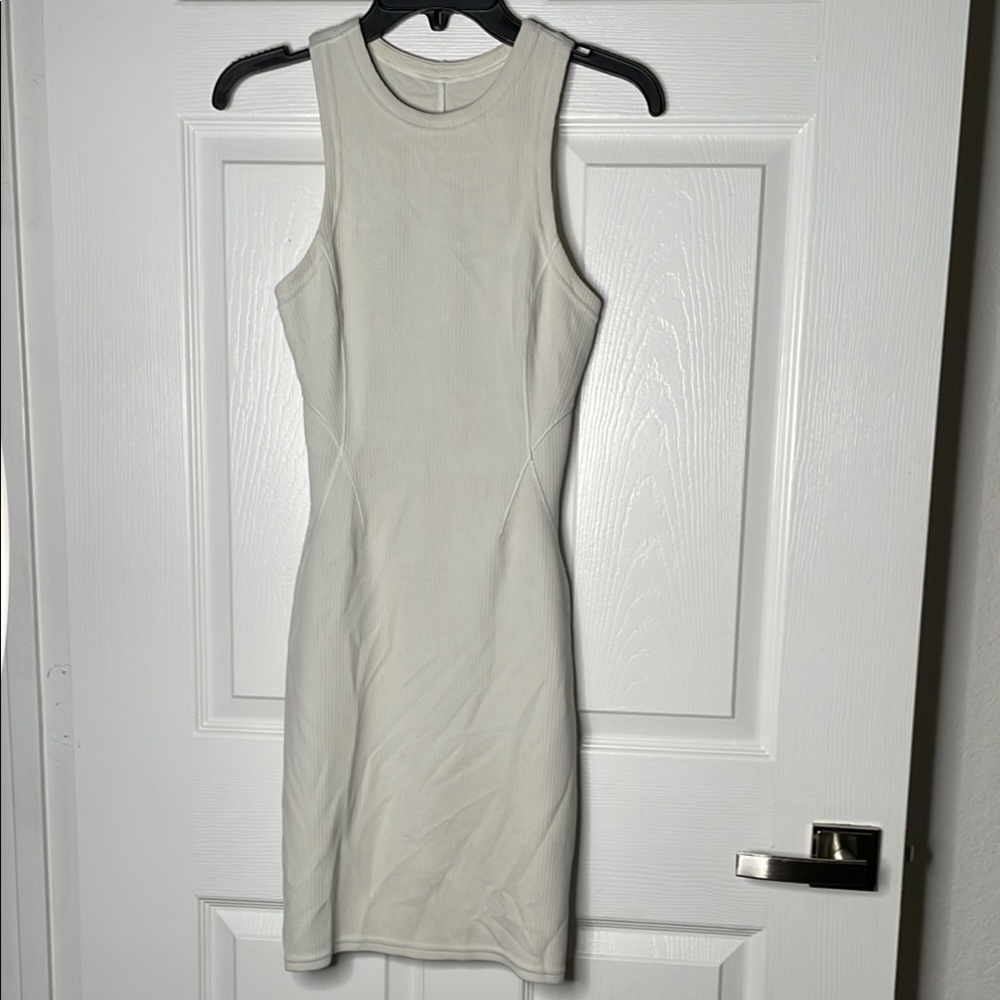 Lululemon Ribbed Softstreme Slim-Fit racerback Tank bodycon Dress